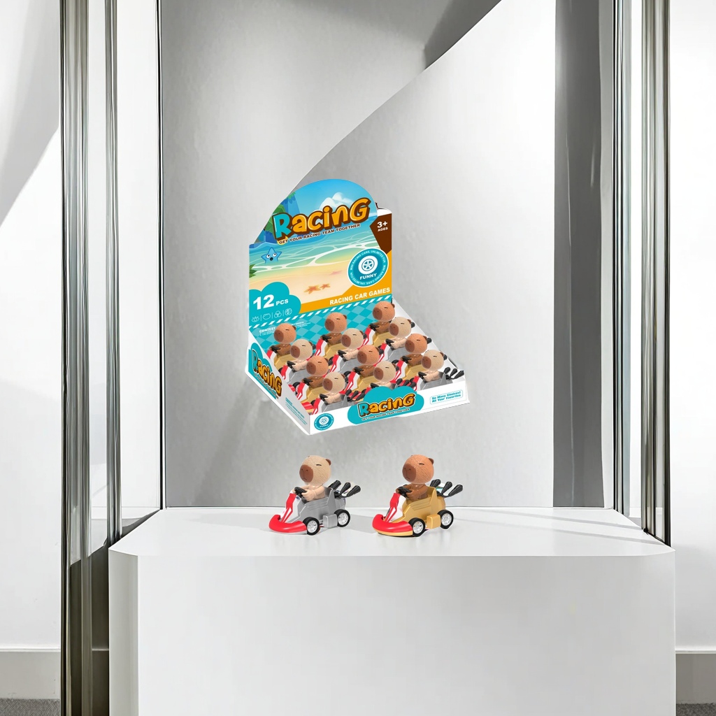 卡皮巴拉儿童卡丁车 安全环保耐磨 高弹性轮胎 适合3-8岁儿童驾驶的室内外玩具车细节图