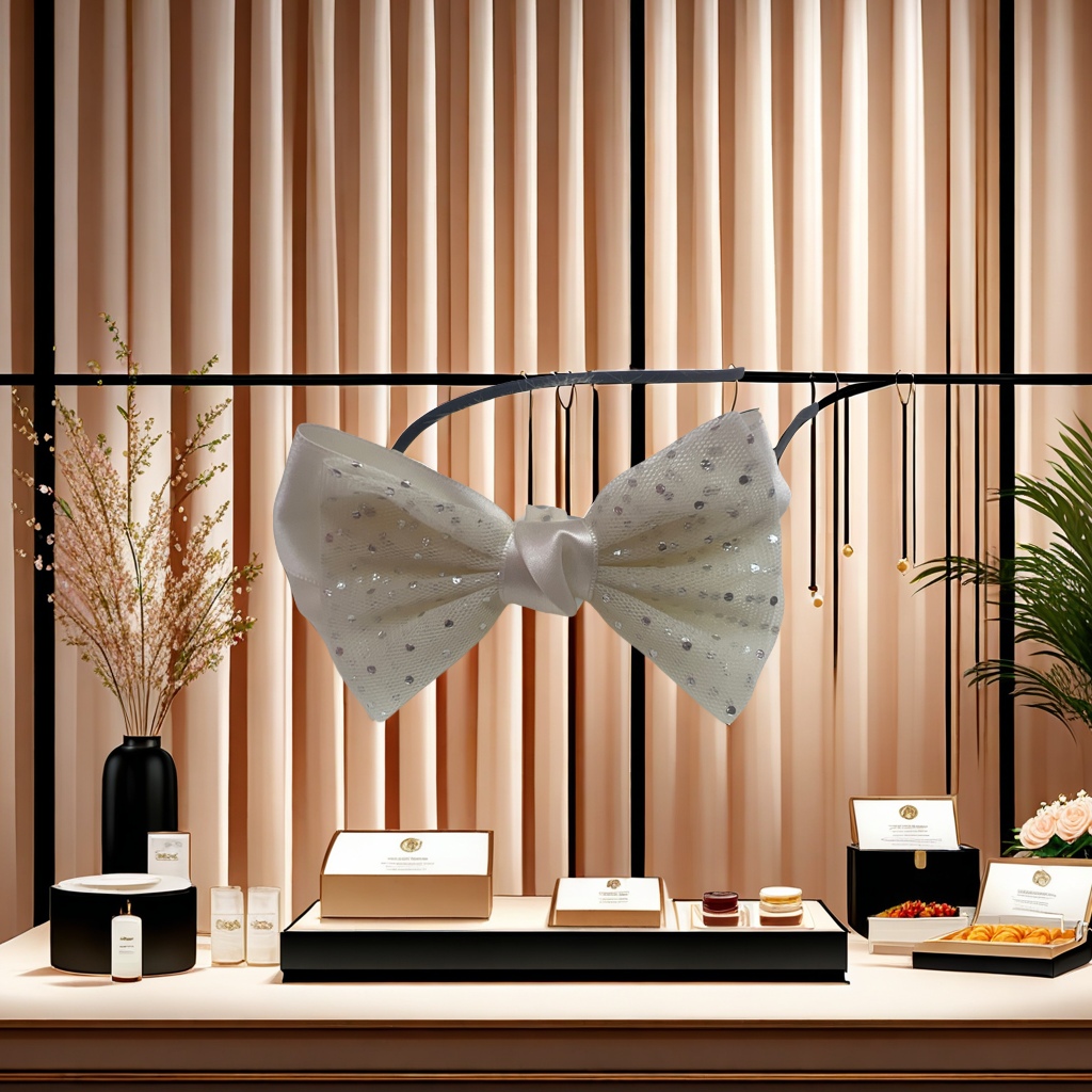 Sweet princess-style bow headband, exquisite hair accessory, simple and fashionable ladies' hair clip and hair accessory gifts are now available Application Scenario