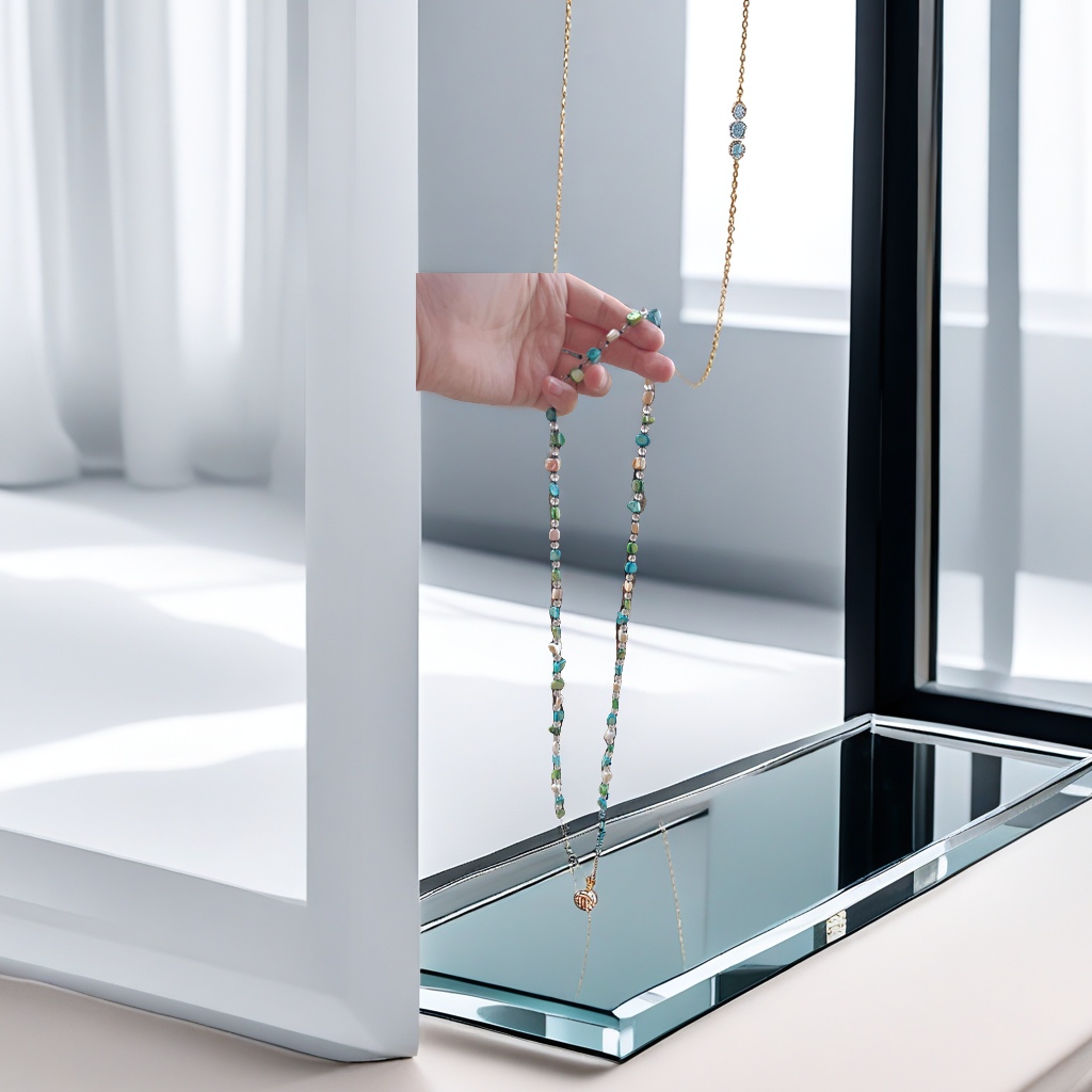 欧美风格西太后主题饰品 琉璃精油分装瓶项链搭配耳环套装 时尚女士首饰