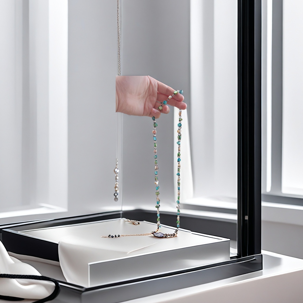 项链白底实物图