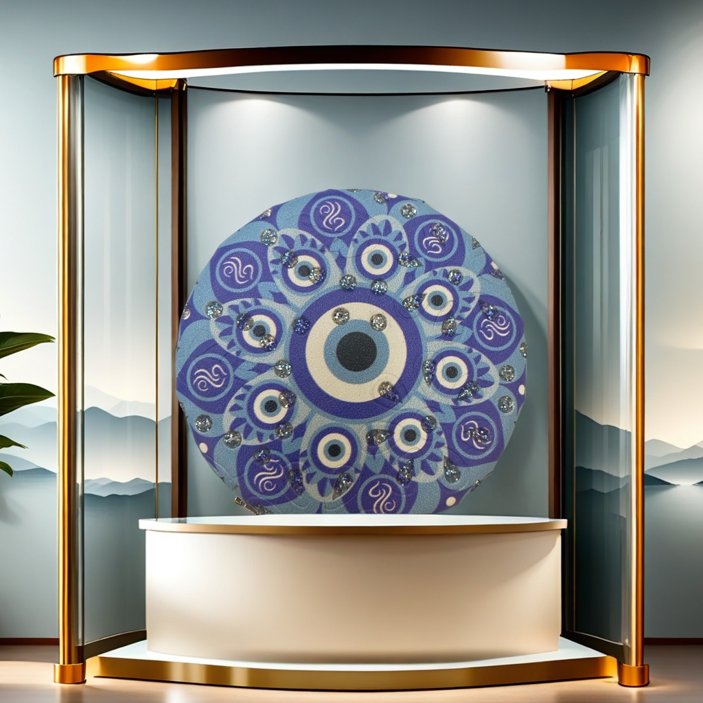 时尚便携PU皮镜子 圆形面包设计手镜 美妆工具 高清镜面 精致小巧白底实物图