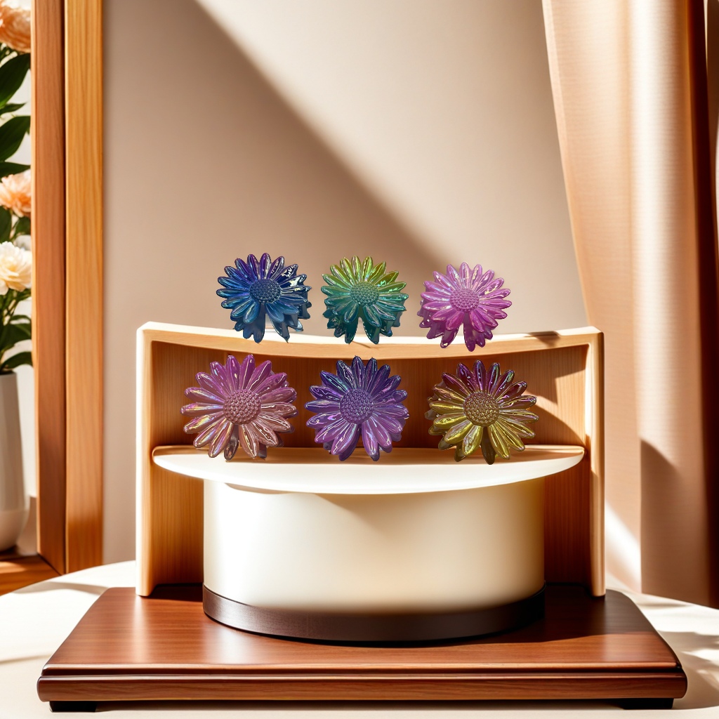 甜美浪漫花朵发夹 女士头饰 韩版发饰 配饰 简约发卡 头发夹子女生用品细节图