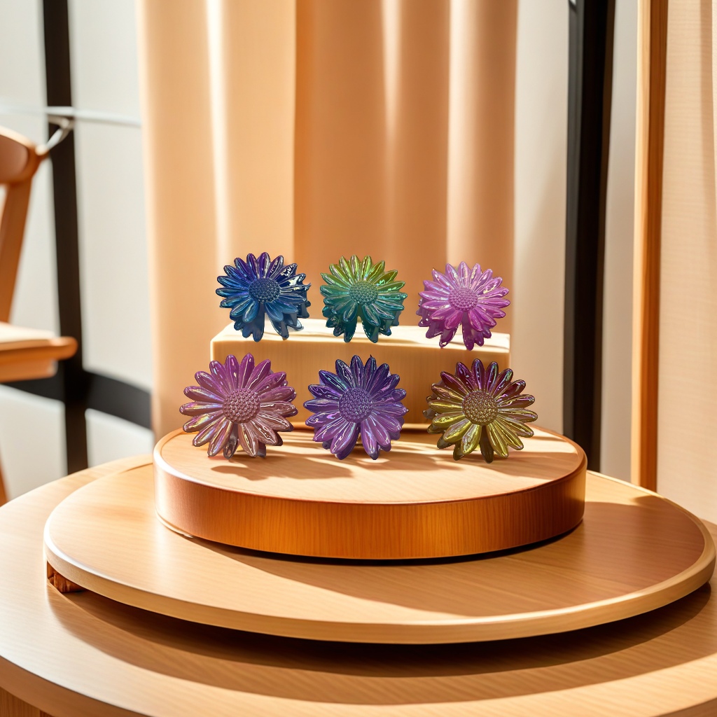 甜美浪漫花朵发夹 女士头饰 韩版发饰 配饰 简约发卡 头发夹子女生用品