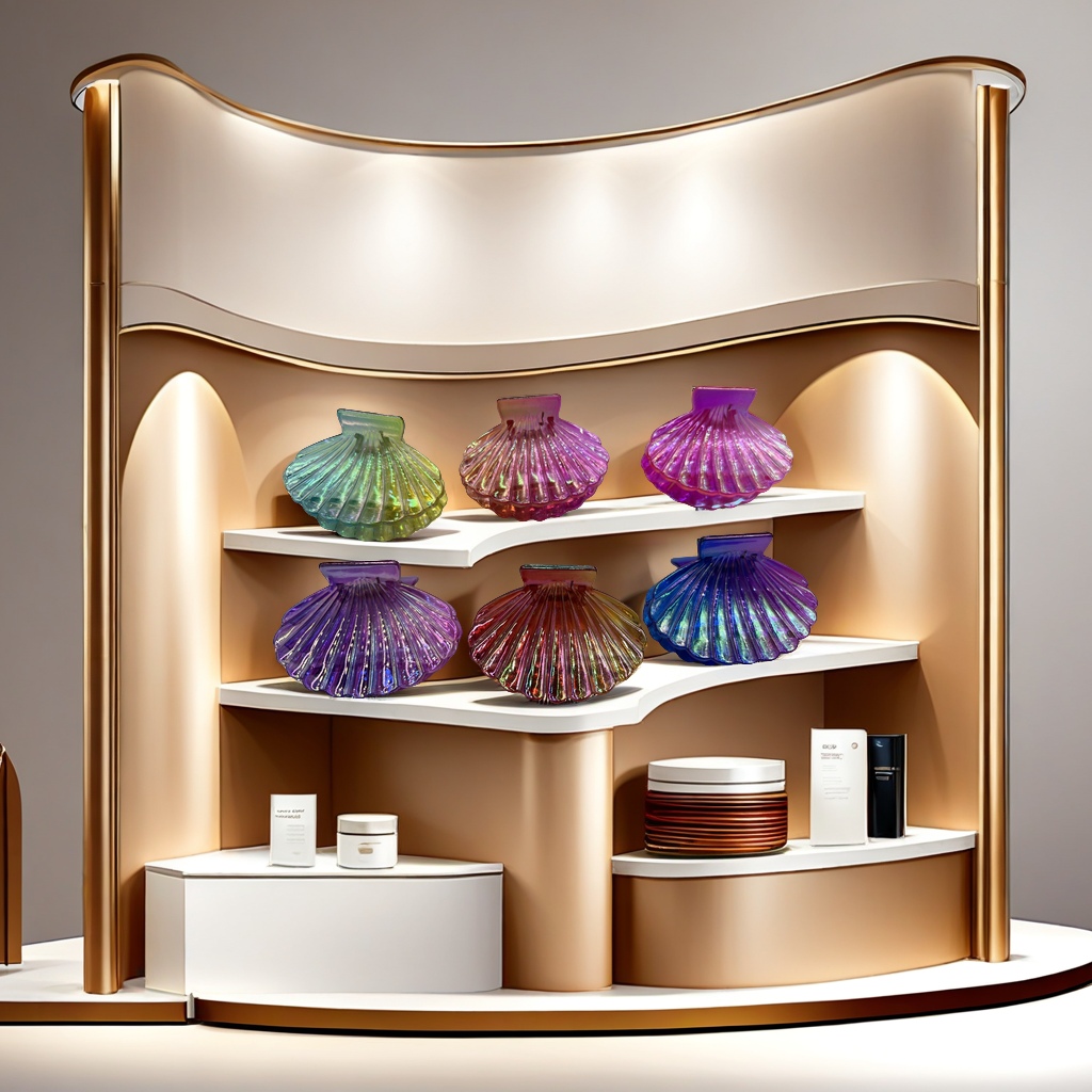 甜美浪漫贝壳发夹 气质头饰 女士夏季必备发饰 简约时尚韩版发卡发夹头饰细节图