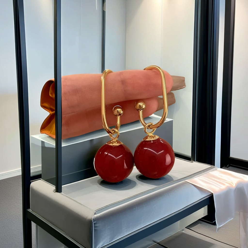 璀璨闪耀水晶耳环 高级感满满 时尚潮流耳饰 简约大气耳钉 美丽不打折