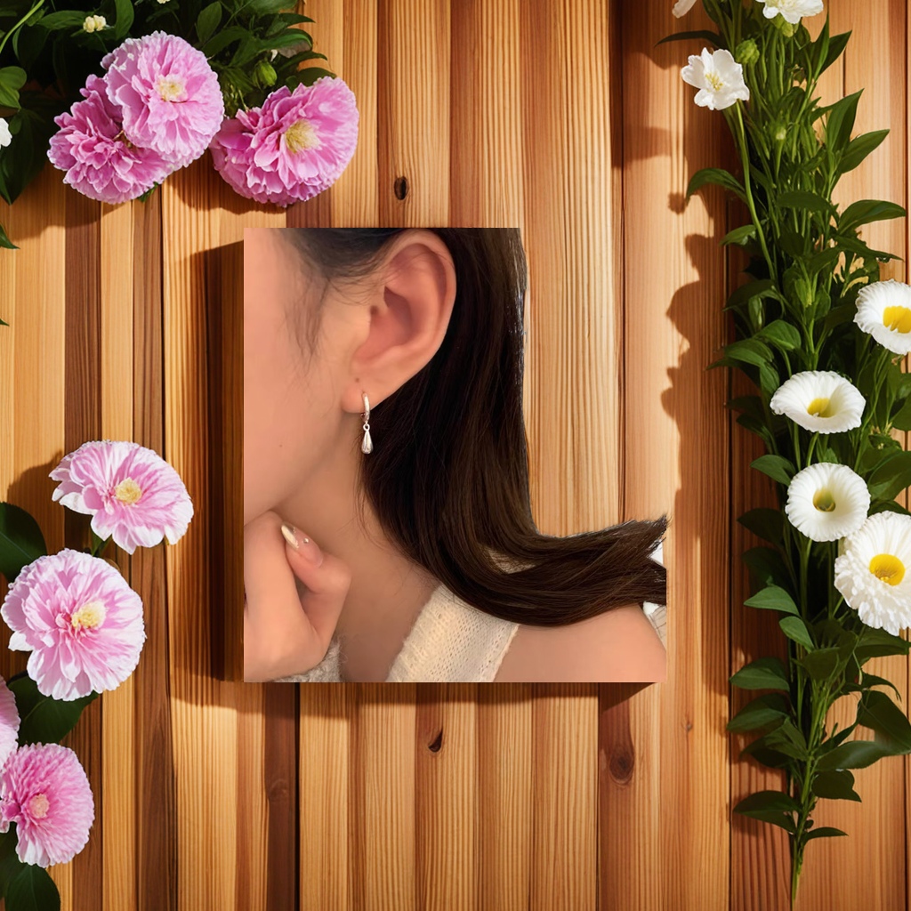 璀璨闪耀925纯银耳钉 高级感小巧精致耳饰 非常适合日常佩戴的耳饰细节图