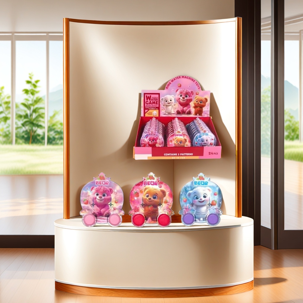 Double-button toy water dispenser