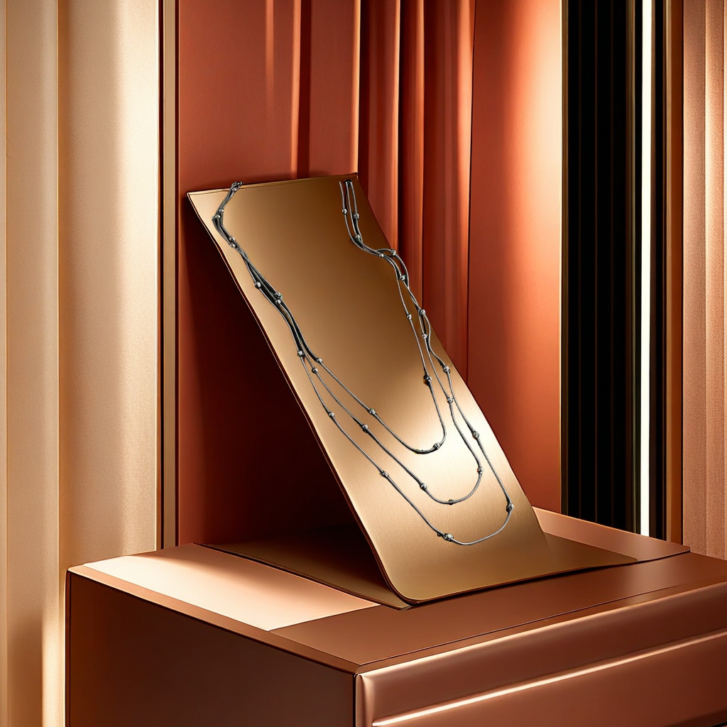 欧美风简约时尚链条项链 时间流行精选 高级感吊坠首饰产品图