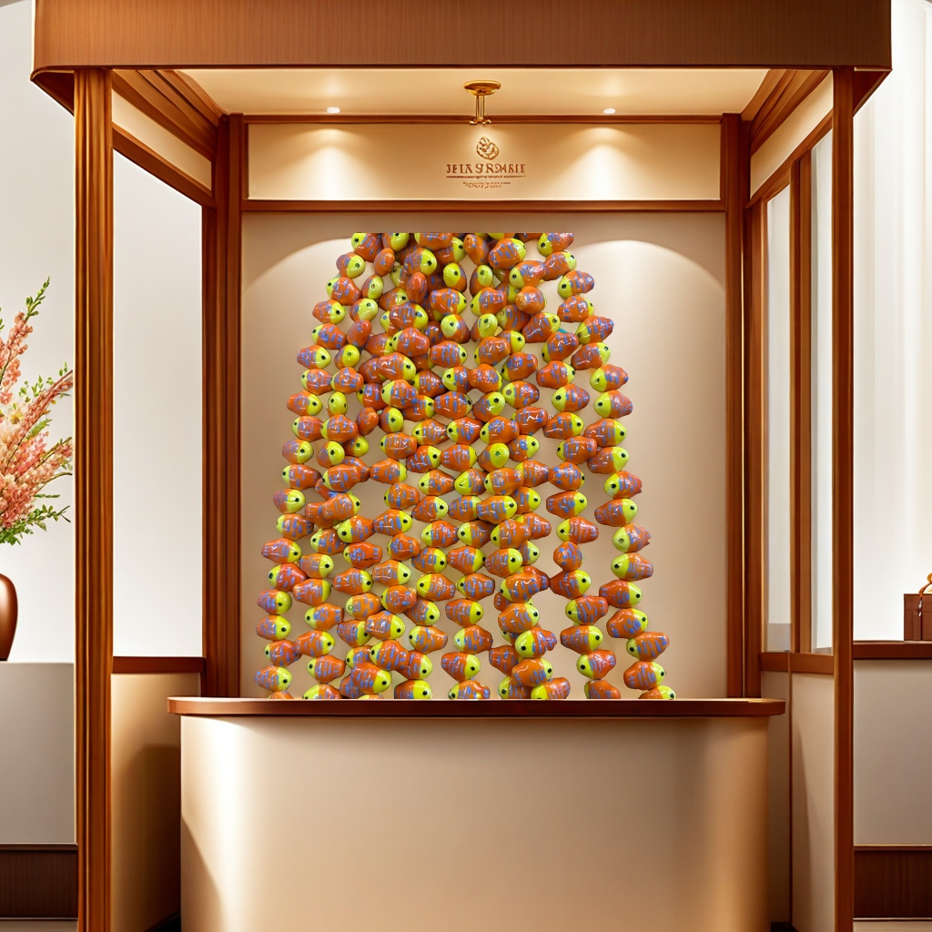 创意手绘鱼图案12*18尺寸 多种颜色选择 艺术装饰画 美观大方 色彩鲜艳