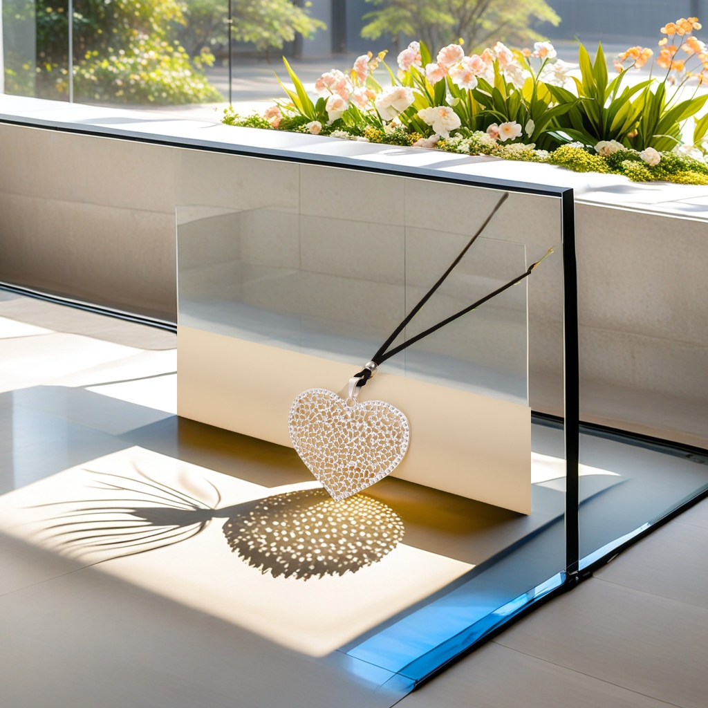 时尚潮流心形项链 简约个性设计 可根据客户需求定制款式 独特饰品展现你的独特魅力