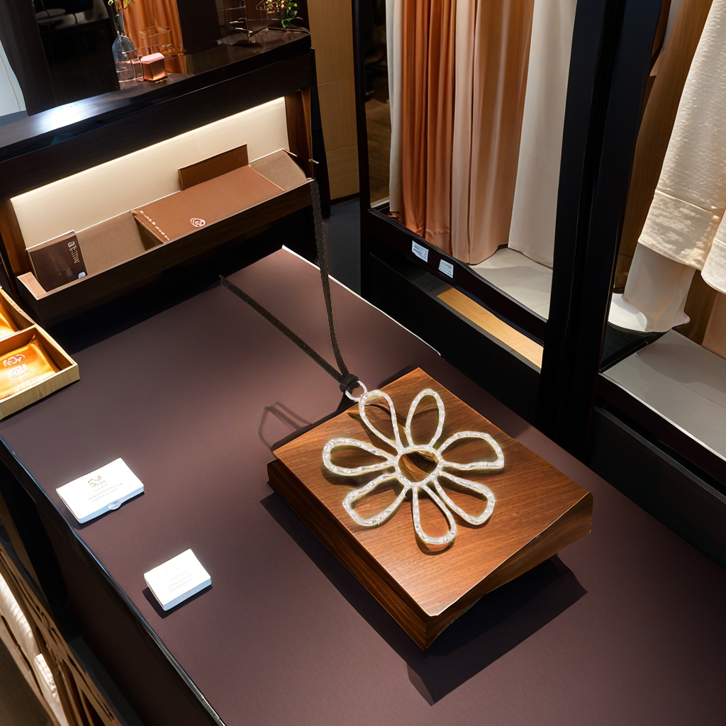 欧美风格简约设计精致大方花形项链 吊坠时尚可爱简单搭配饰品新款！
