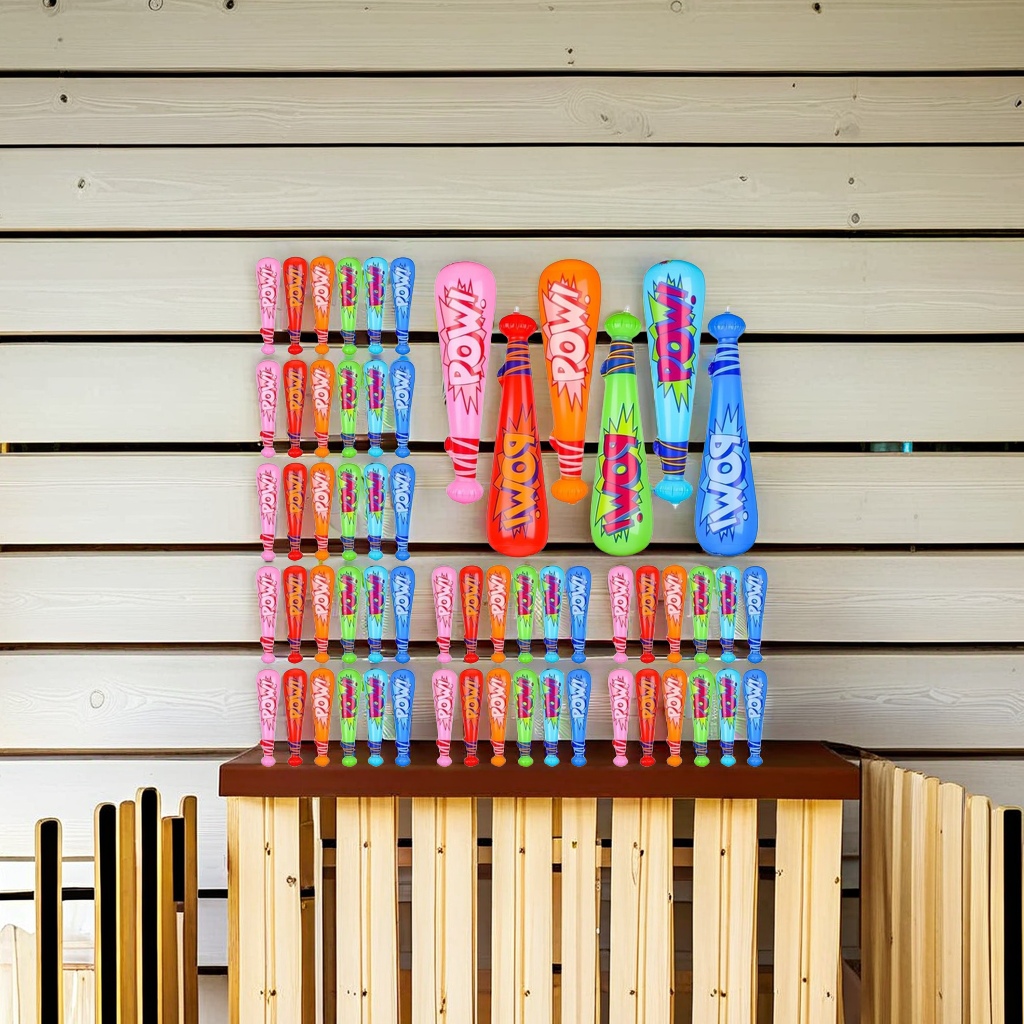 Popular and best-selling children's colorful inflatable toys, cheering sticks, sports props, POW sticks, inflatable baseball bats, snowboards, game equipment, safe and durable Specification image