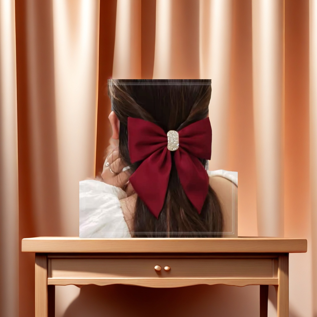 韩式兔毛头绳 创意饰品 发箍 中式新娘头饰 精致手工编织 柔软舒适 不伤发质 轻松打造甜美造型细节图