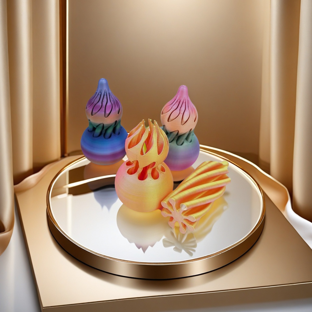 Innovative design of 3D printed products, artistic decorative gourds, table ornaments, home decorations, unique gifts details Picture