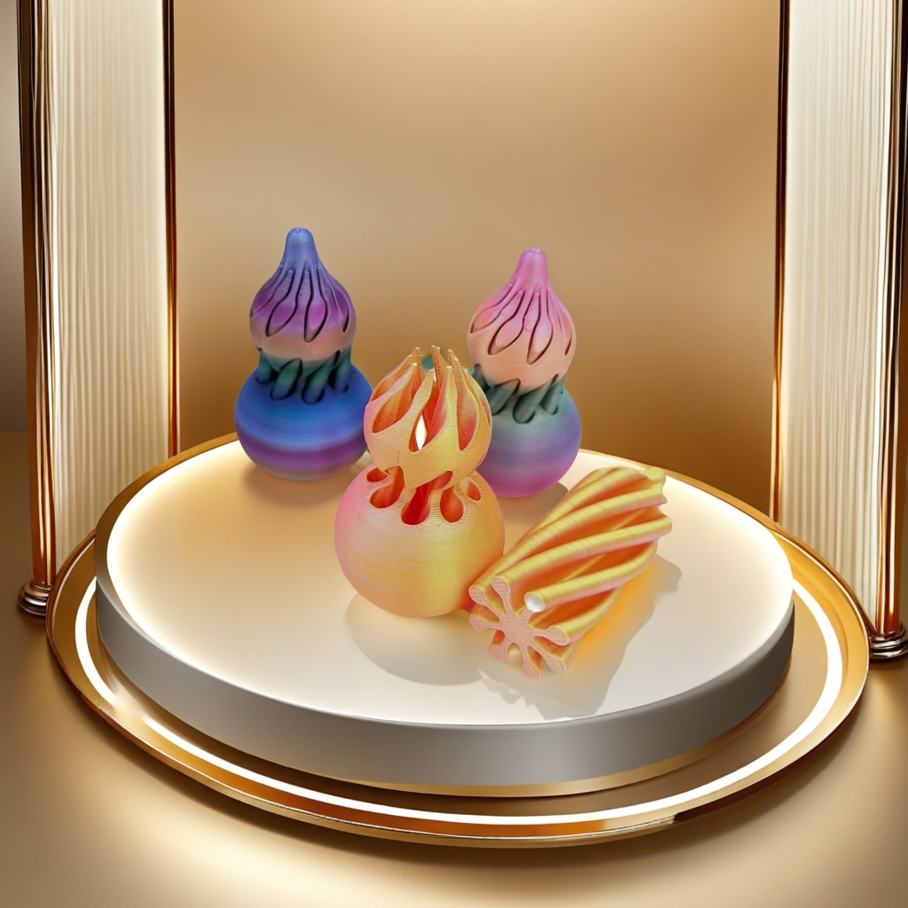 Innovative design of 3D printed products, artistic decorative gourds, table ornaments, home decorations, unique gifts Application Scenario