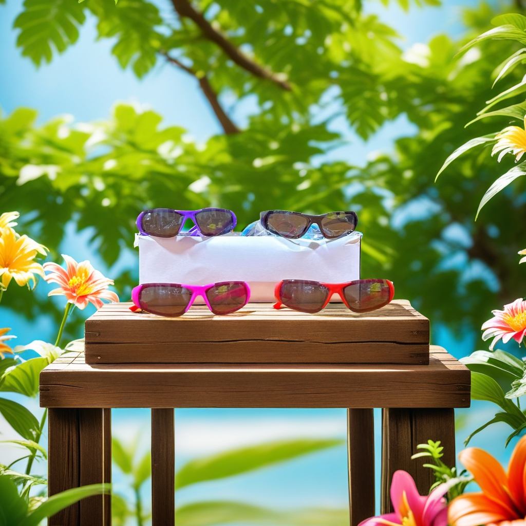 儿童太阳镜实物图