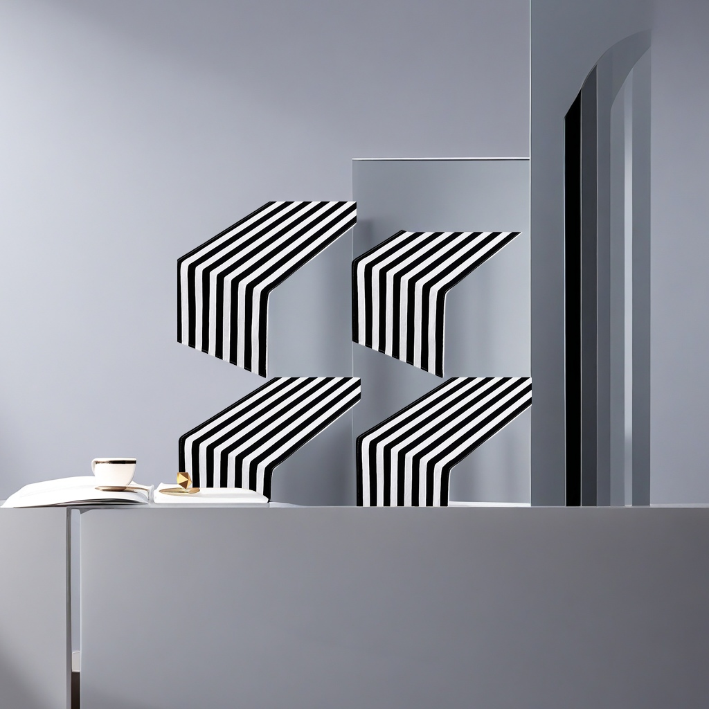 Modern and simple Nordic style new black and white striped table flag hotel light luxury tablecloth, coffee table, shoe cabinet cover fabric, bed end towel suitable for various occasions. Other classification styles are available for selection details Picture