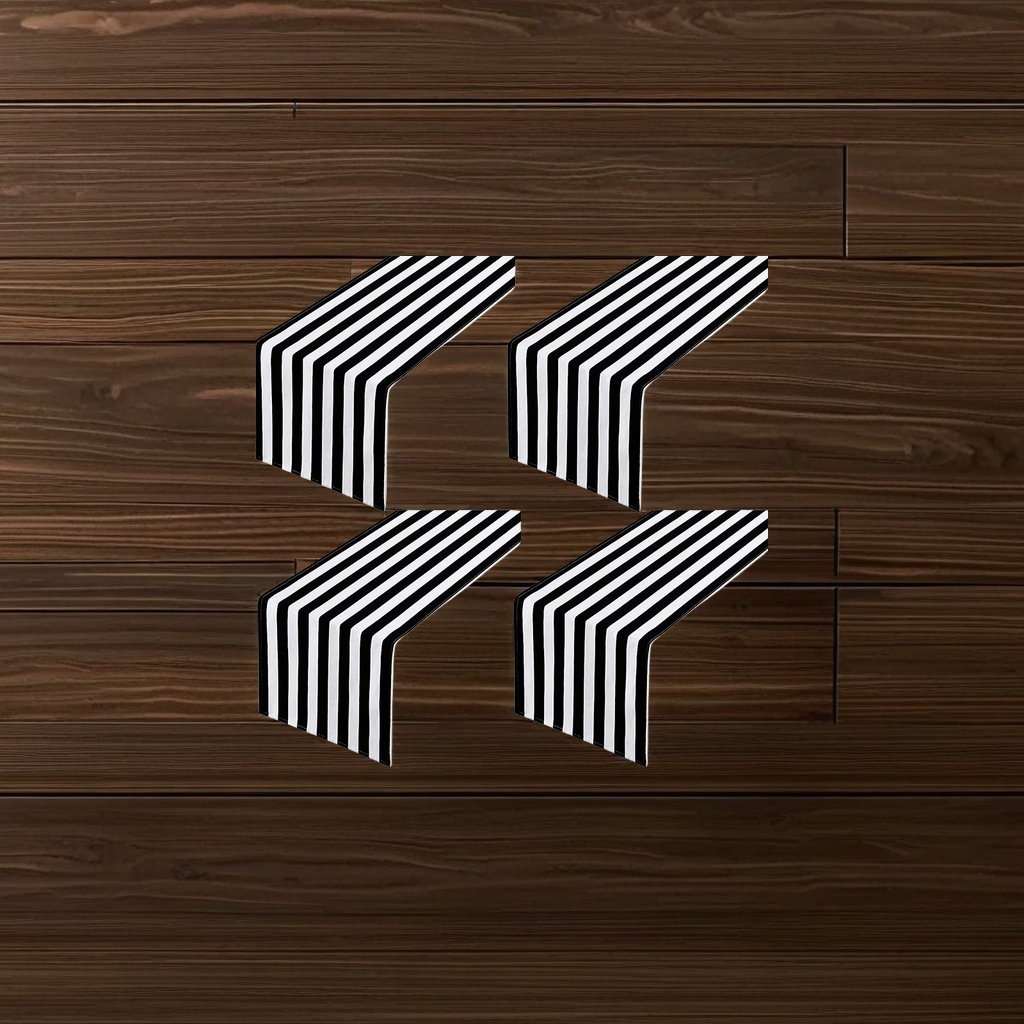 Modern and simple Nordic style new black and white striped table flag hotel light luxury tablecloth, coffee table, shoe cabinet cover fabric, bed end towel suitable for various occasions. Other classification styles are available for selection Application Scenario