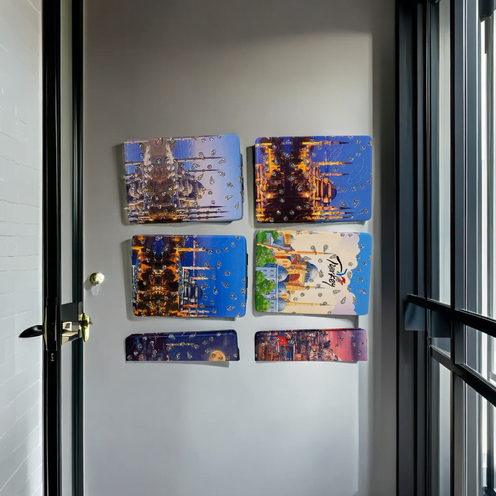 土耳其风景主题PU镜子 轻便耐用 高清反光 高质量装饰镜子 美化生活空间