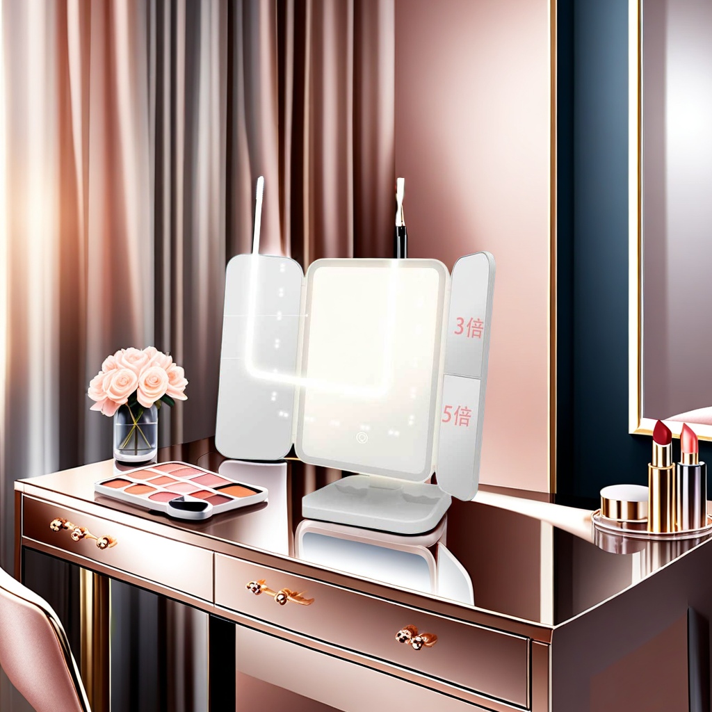 化妆镜/带灯智能充电产品图