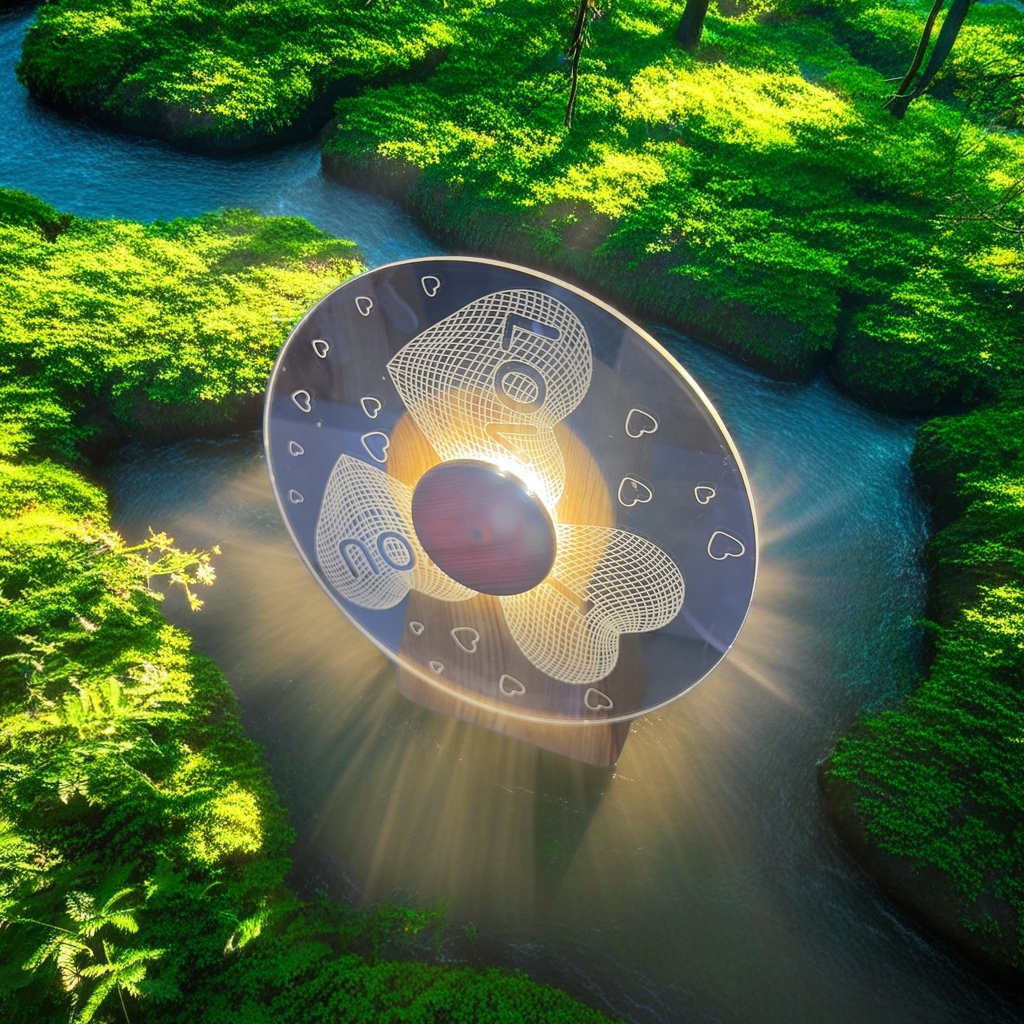 梦幻彩色风车小夜灯摆件 LED光源 环保材质 安全无辐射 睡眠助眠灯具 节能耐用 家居装饰品