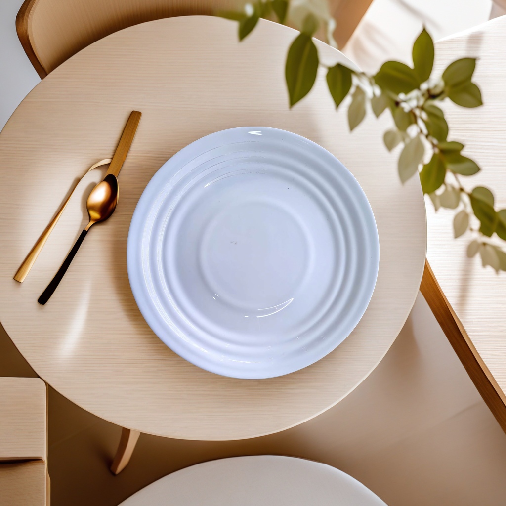 Glass plates, glass ceramic tableware, porcelain bowls, plates, plate combinations, bowl and plate integrated design, simple and fashionable household tableware details Picture