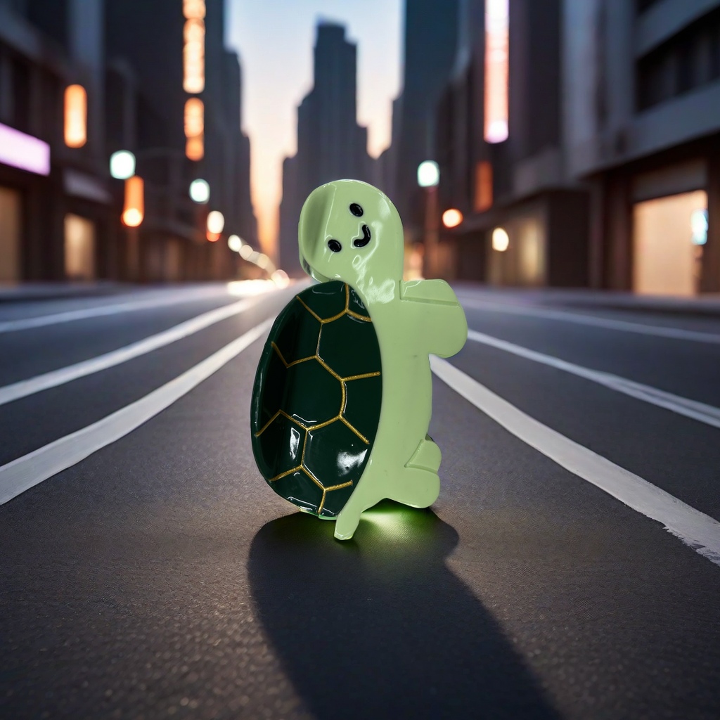 卡通乌龟造型儿童玩具 可爱安全无毒材质 孩子生日礼物热销款产品图