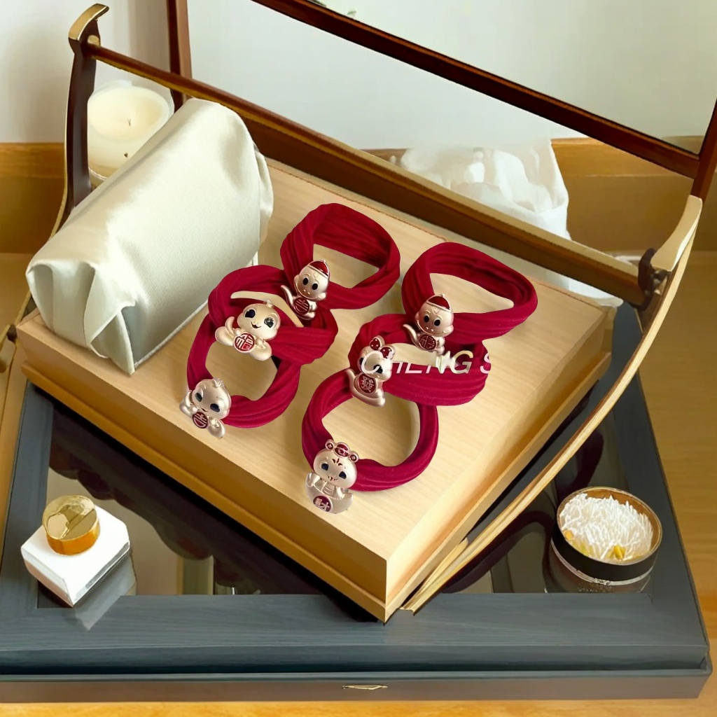 Ladies' fashionable Korean-style simple hair ties, rubber bands, headwear, hair accessories, hair bands, hair ties, hair tying tools Specification image