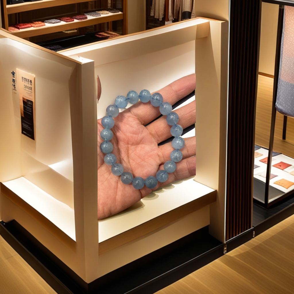 海兰宝翡翠玉石女士手链 优雅高贵 精致手工雕琢 高档礼品首饰