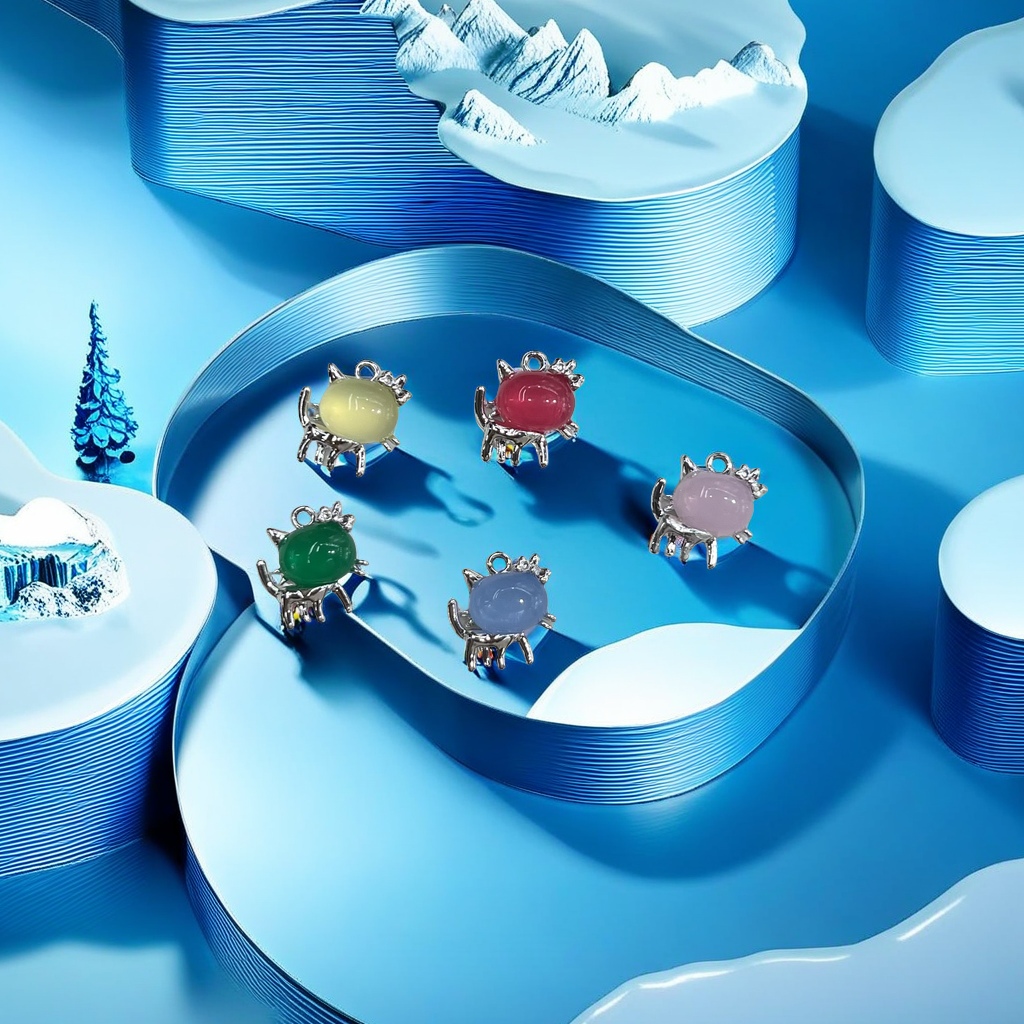 Fashionable and trendy jewelry accessories, exquisite earrings, necklaces, bracelets, DIY material kits, handcrafted jewelry accessories sets