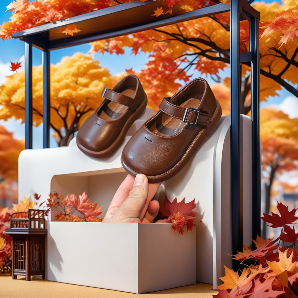 The new 2024 autumn collection of children's leather shoes, Korean style single shoes for girls, children's fashionable princess shoes, baby and student casual leather shoes are made of carefully selected materials, which are comfortable and durable Specification image
