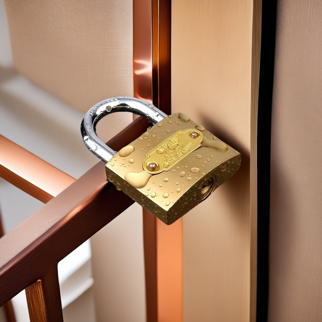 Marca de anillo pujiang imitación candados de cobre hogar residencia estudiantil cerradura cabeza de cerradura de hierro candado de hierro fábrica de alta calidad al por mayor durable seguridad cabeza de cerradura antirrobo - 2