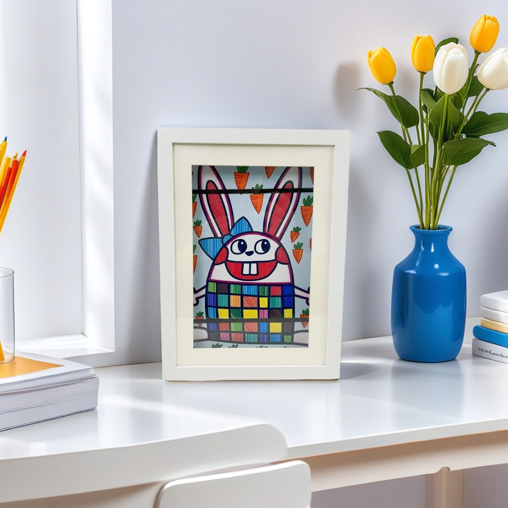 Wooden children's certificate frame display frame, cross-border Amazon A4 certificate frame Application Scenario