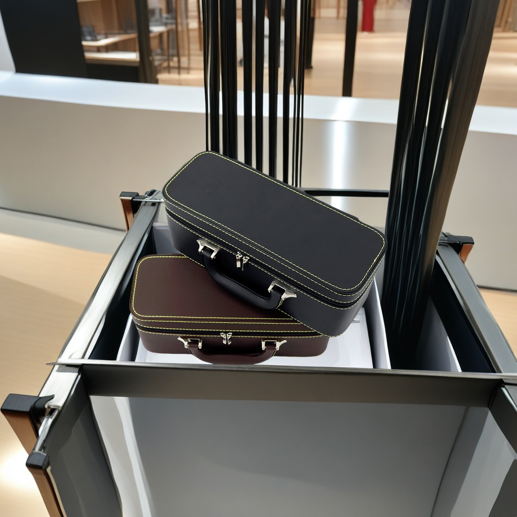 حقيبة محمولة مجوهرات من طراز Pu، سوار مسامير لخاتم، قلادة قرطين، حقيبة قلام بالجملة Specification image