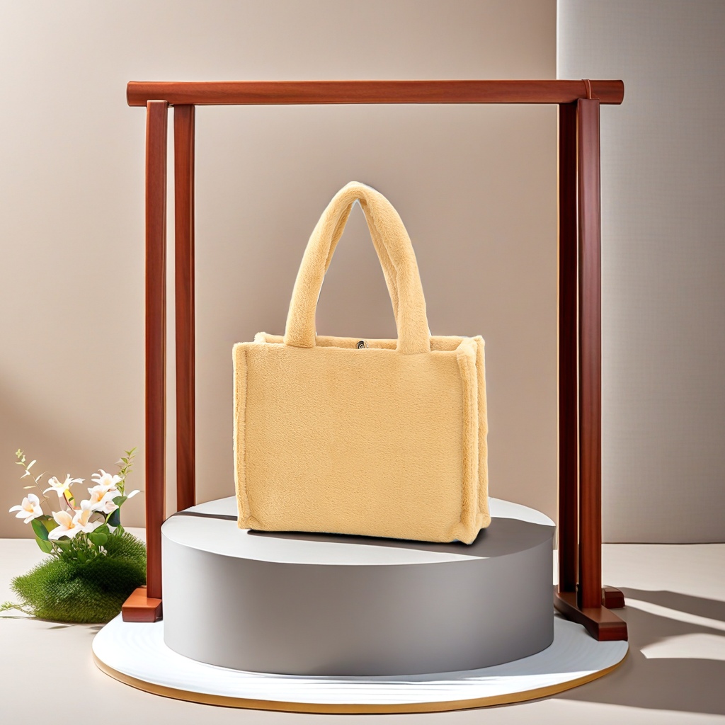 The new autumn and winter women's cute and versatile capybara cartoon plush single-shoulder handbag exudes a sense of high-end simplicity. The plush bag is fashionable and trendy Item Picture