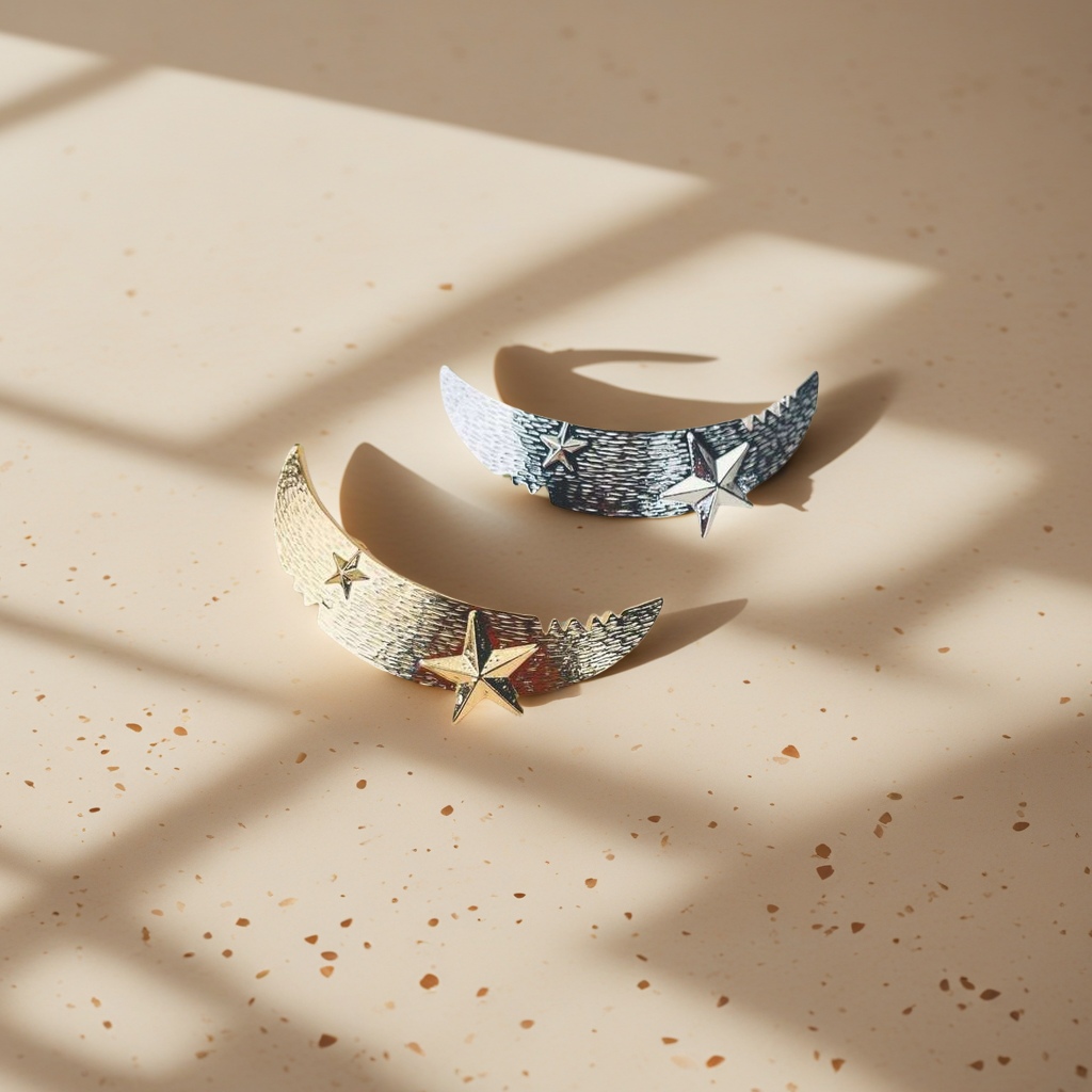 亚克力材质创意饰品 发夹发卡 独特设计 发饰女士优雅头饰 简约时尚装饰品