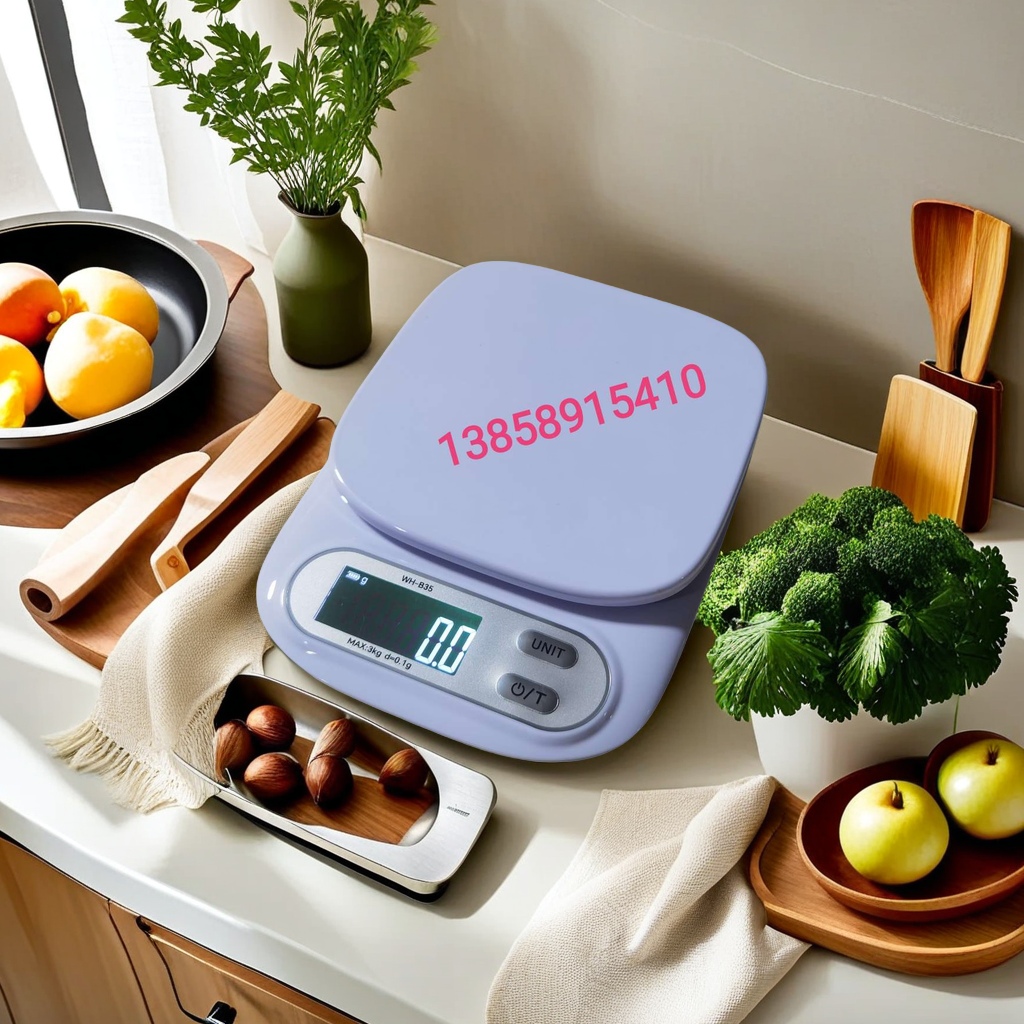 Cross-border kitchen scale, electronic scale, precise weighing, household kitchen scale, electronic scale, essential for baking, portable and practical kitchen scale details Picture