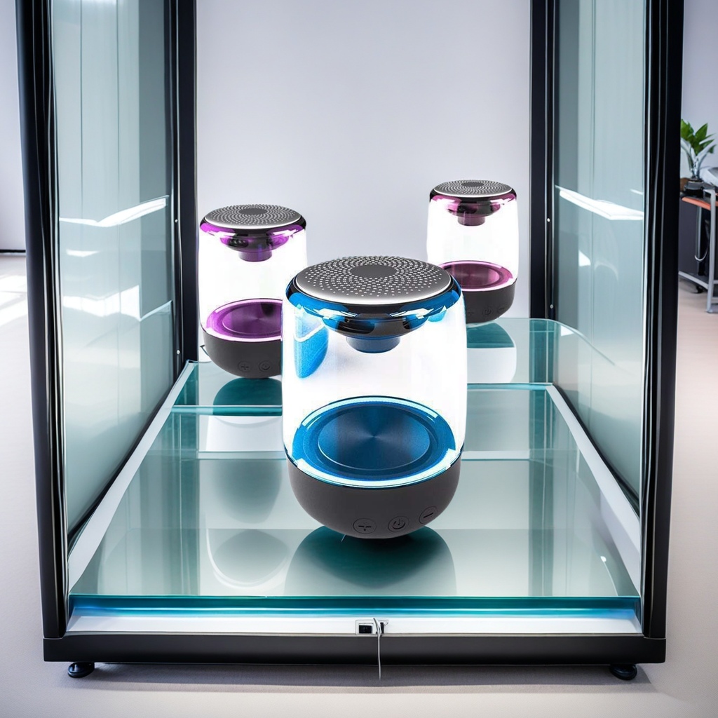 The Yayunshi C7 crystal Glass wireless Bluetooth speaker is a new cross-border product with a fashionable low-frequency computer and TWS small speaker. The glass cup design is unique and charming Item Picture