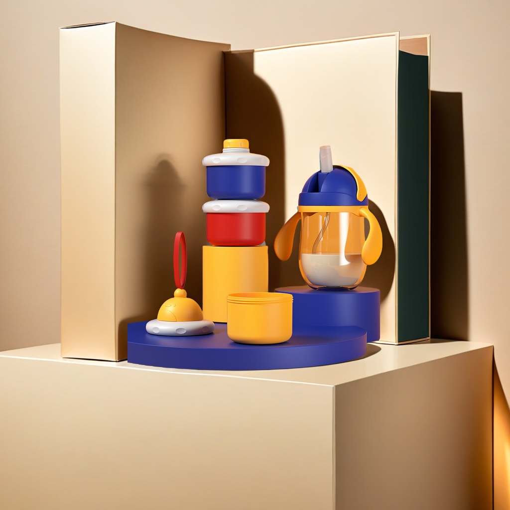 New product direct supply from the manufacturer: Three-layer independent stratified baby milk powder boxes, convenient milk powder storage compartments, and other classified milk powder boxes Specification image