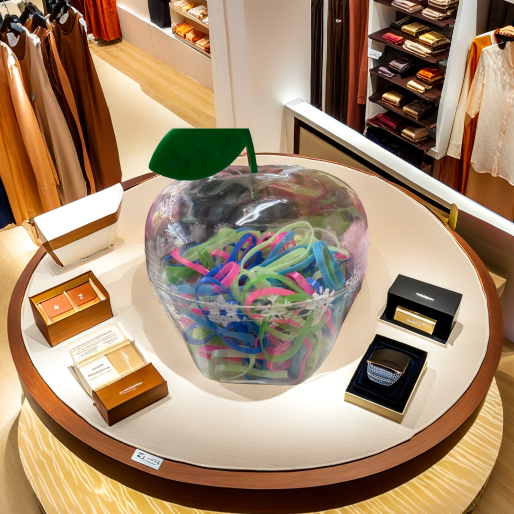 Colorful children's rubber bands, hair ties, hair bands, popular Korean hair accessories, cute hair bands for girls, scratch-off, no damage to hair details Picture