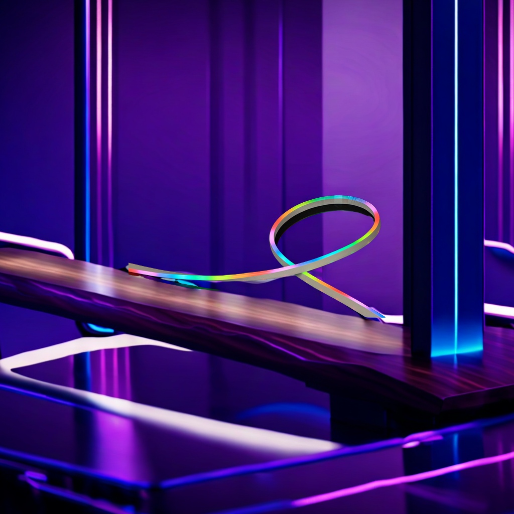 Cross-border e-commerce best-selling product: Smart irion-dollar neon light strip set, USB port, mobile APP control, music voice control function, and other types of lighting fixtures