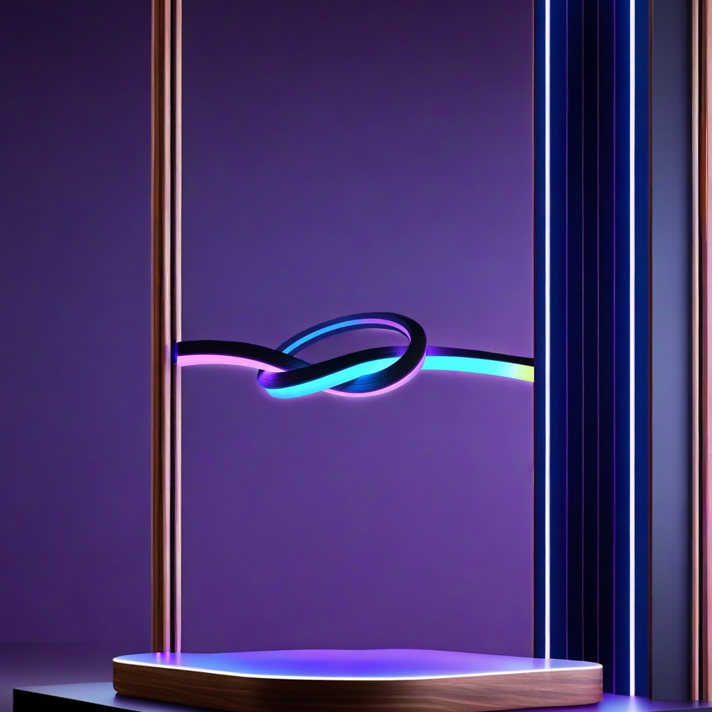 Cross-border e-commerce best-selling product: Smart irion-dollar neon light strip set, USB port, mobile APP control, music voice control function, and other types of lighting fixtures details Picture