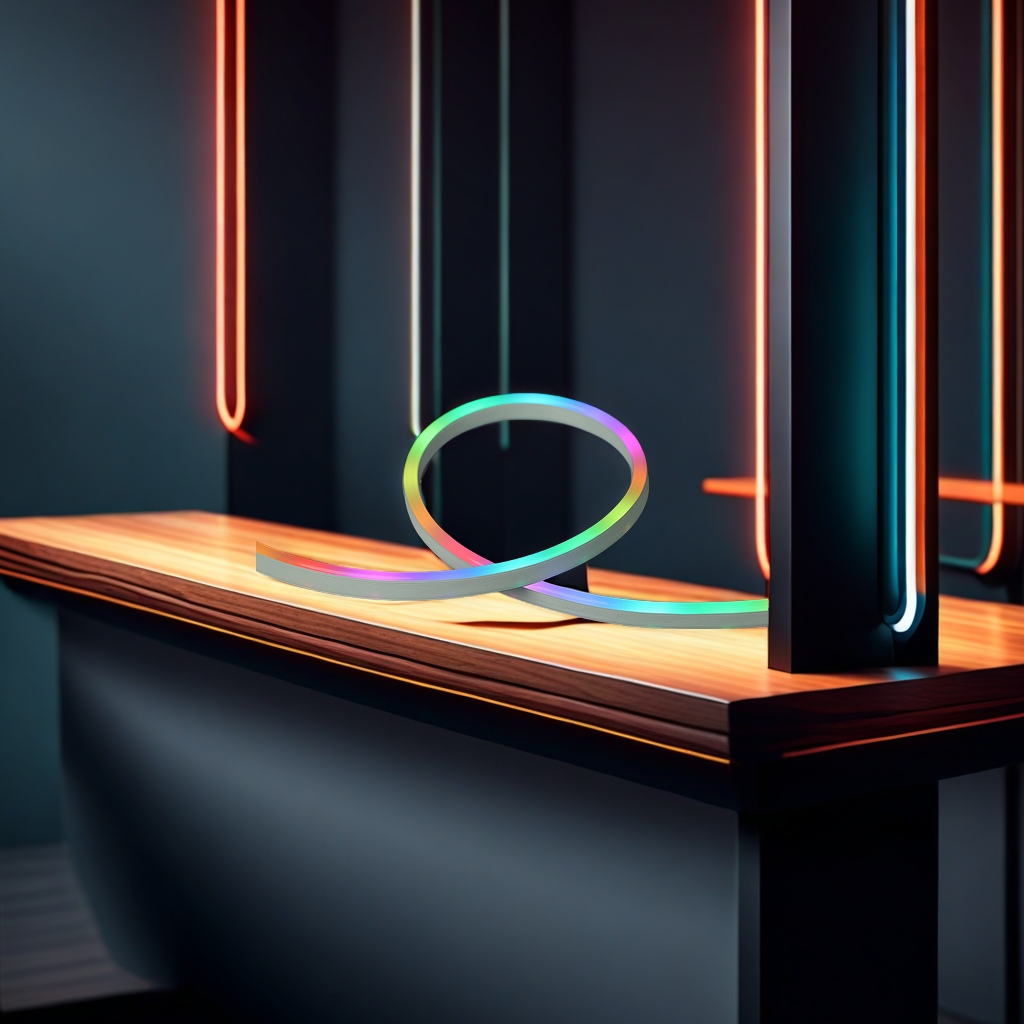 Cross-border e-commerce best-selling product: Smart irion-dollar neon light strip set, USB port, mobile APP control, music voice control function, and other types of lighting fixtures Specification image