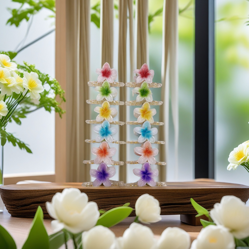 Handcrafted twisty stick artificial flowers are vivid and lifelike, essential for wedding room decoration and creative artificial plant wall ornaments Specification image