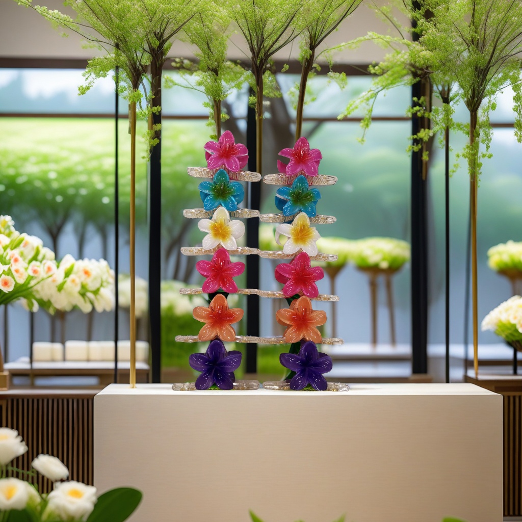 Handcrafted twisty stick artificial flowers are vivid and lifelike, essential for wedding room decoration and creative artificial plant wall ornaments Application Scenario