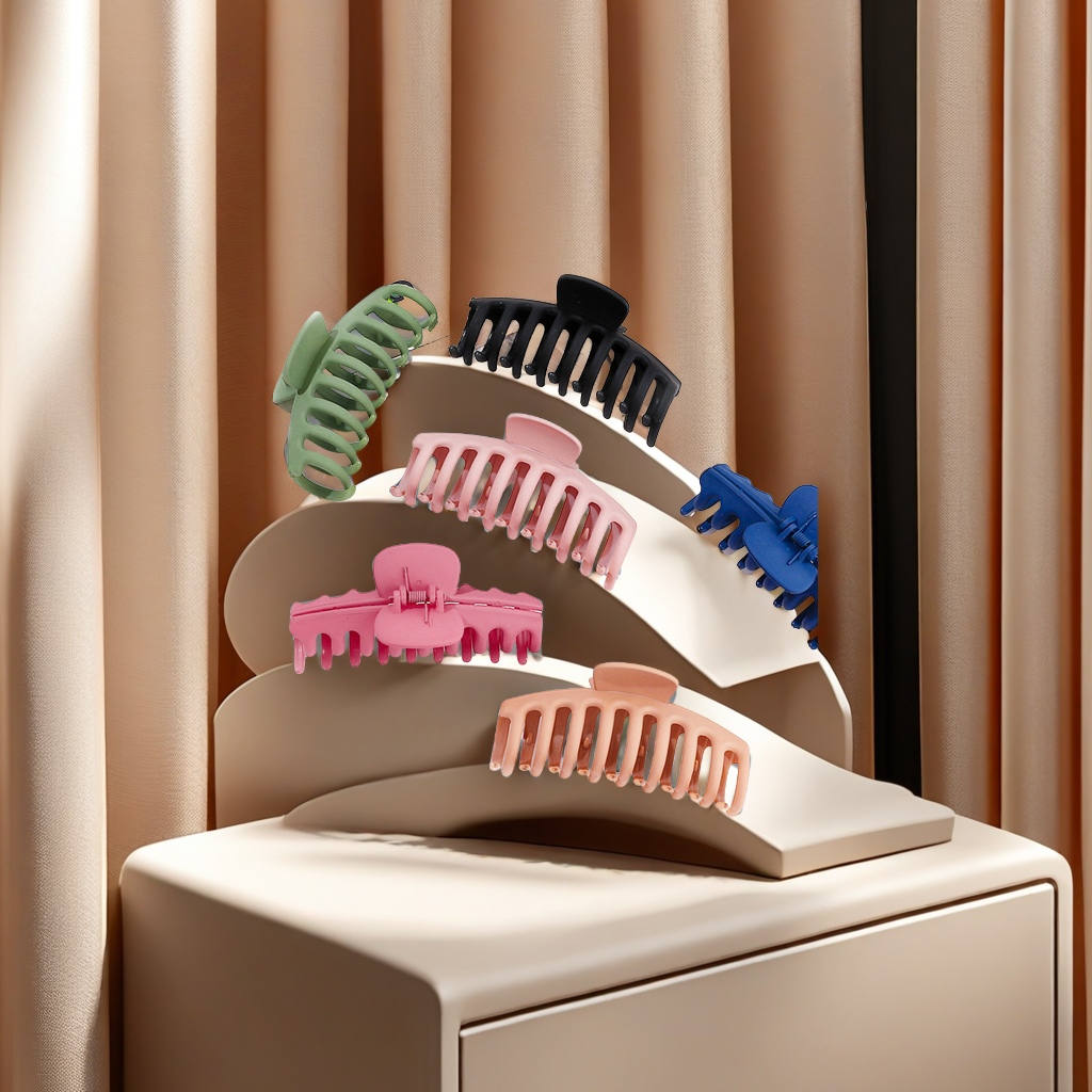 跨境高级简约大号鲨鱼夹 发抓盘发气质发夹 发饰高级感发卡 批发发卡 美发必备发饰