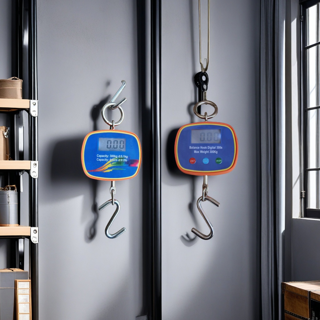 便携式电子吊钩秤 300kg 双面吊秤 digital hanging scale 称重工具