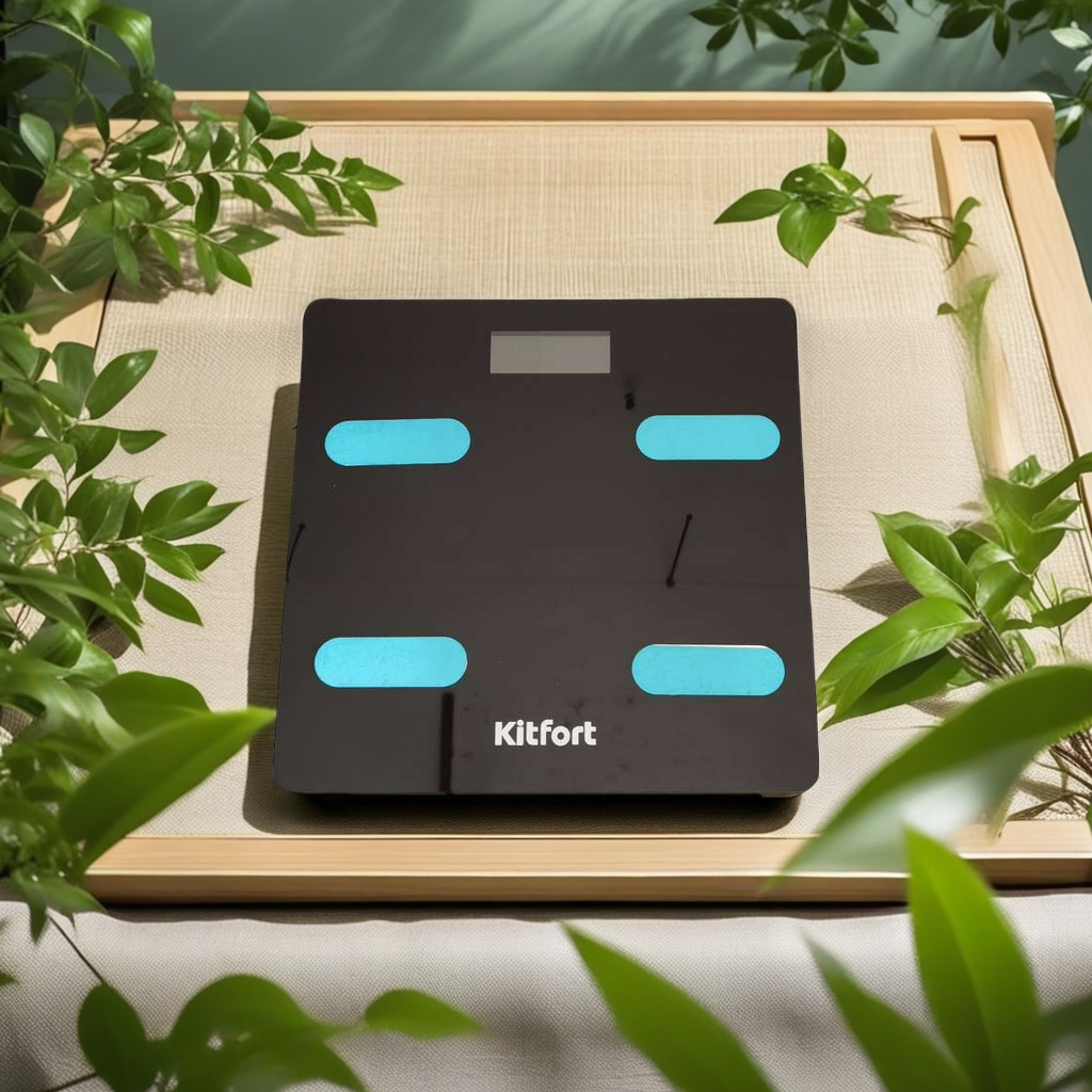 The smart weighing scale accurately measures the health management of home electronic scales, connects to the Bluetooth connection APP, synchronizes data, and determines body fat percentage Specification image