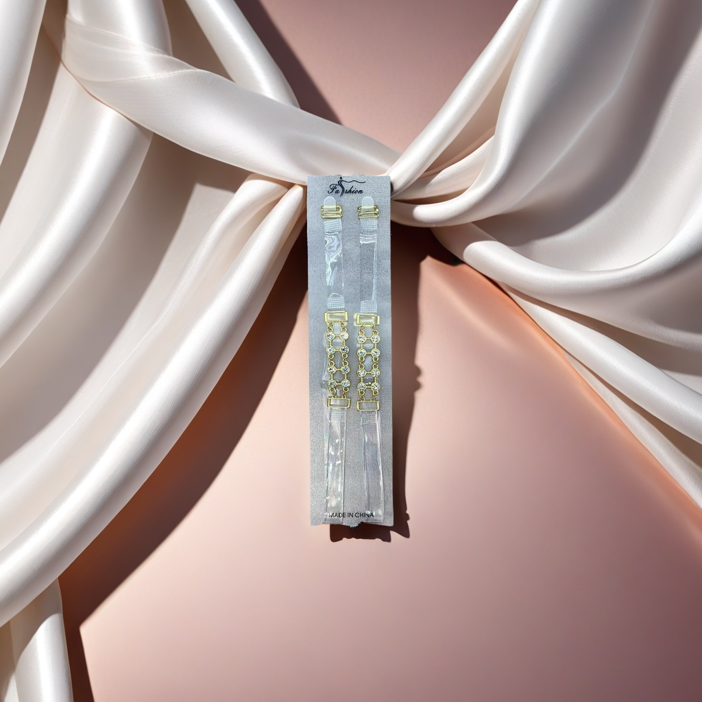 新款水钻合金白底实物图