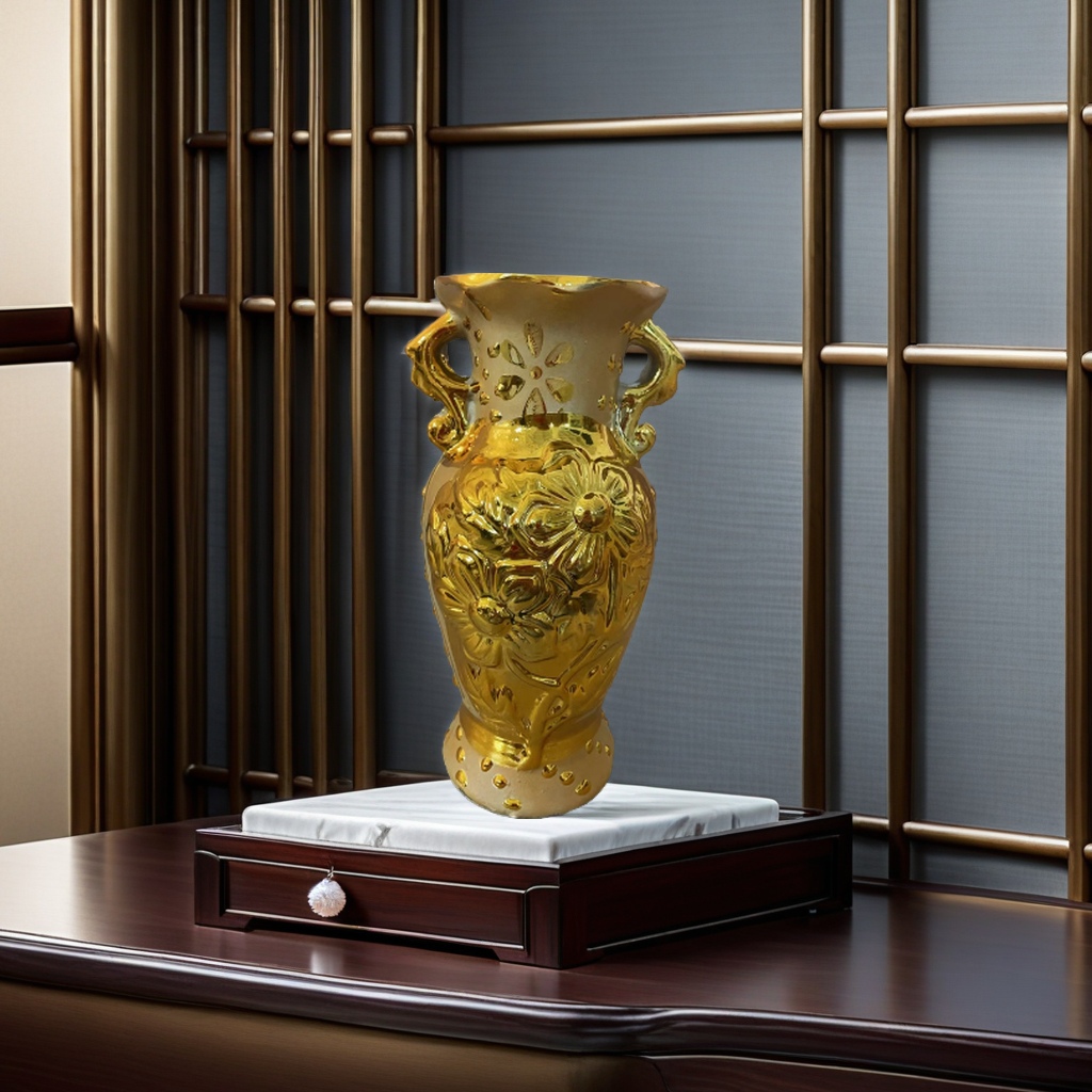 European-style simple vase, transparent glass vase, indoor decorative item, creative home decoration Specification image